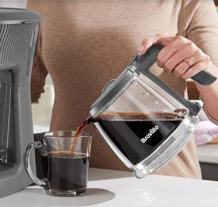 Automatic drip filter coffee machine