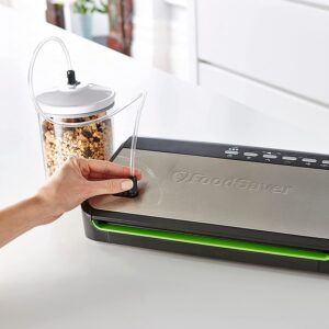 Container sealing food vacuum sealer