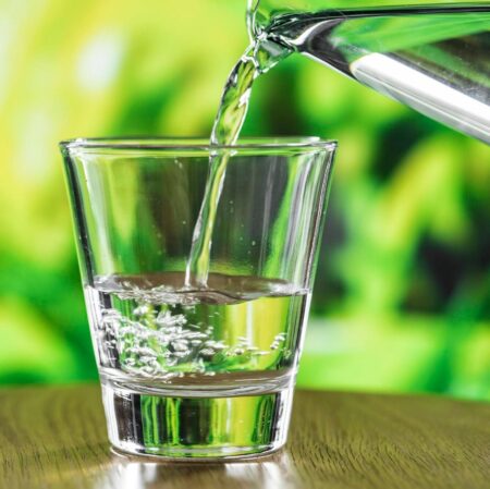 Pure clean and filtered drinking water