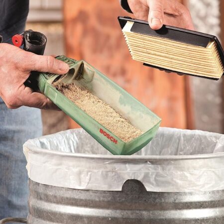 Dust collection solution for a belt sander Dust collection solution for a belt sander