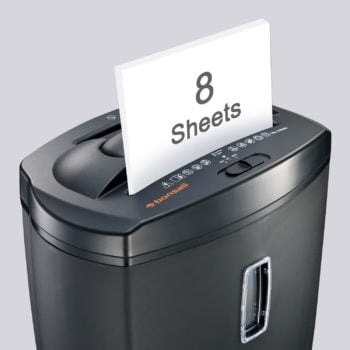 Large capacity paper shredder