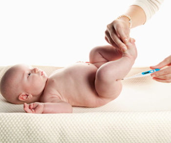 Rectal baby thermometer