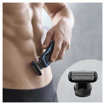 Body grooming trimmer for men