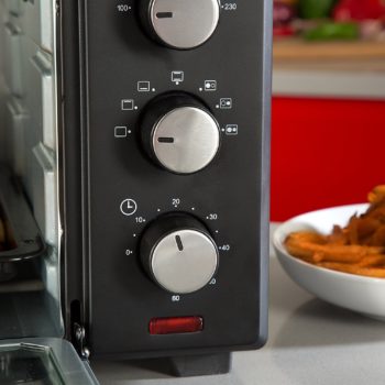 Mini oven control panel