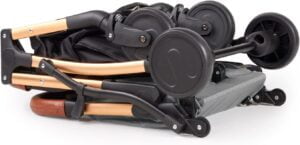 Stroller one hand folding system