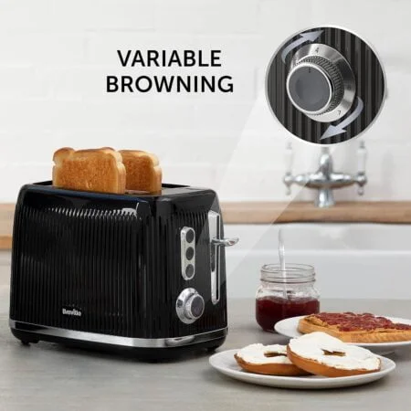 Advanced browning settings bread toaster