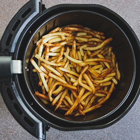 Airfryer french fries perfectly cooked