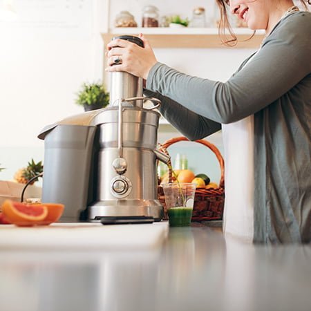 Large chute stainless steel centrifugal juicer