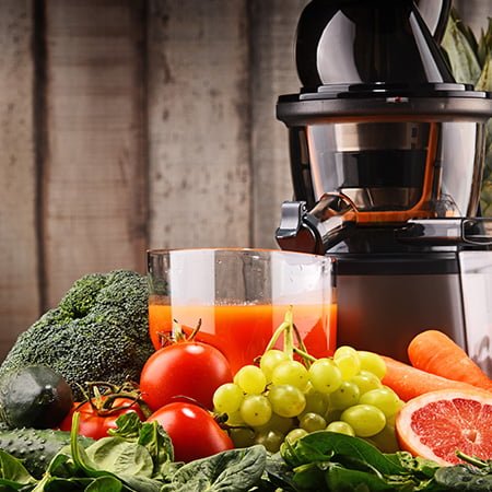 Performance high yield juicer fruits and vegetables