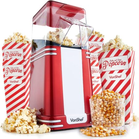 Hot air healthy popcorn maker