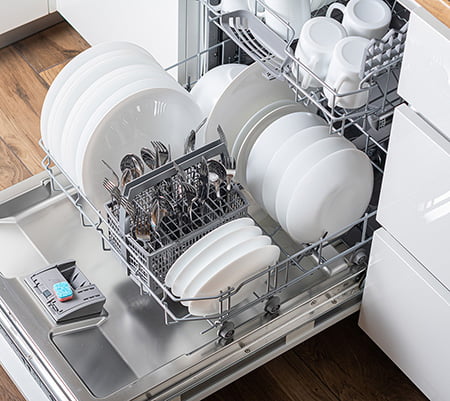 Dishes racks and organizers for the best Built-In Dishwasher