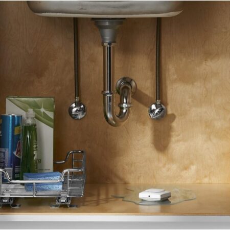 Water leak sensor under kitchen sink