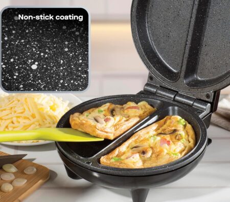 Non stick coating electric omelette maker