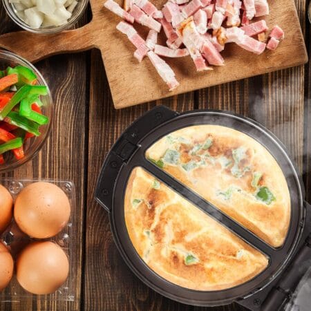the perfect electric omelette maker to enjoy healthy breakfasts and effortless meal prep
